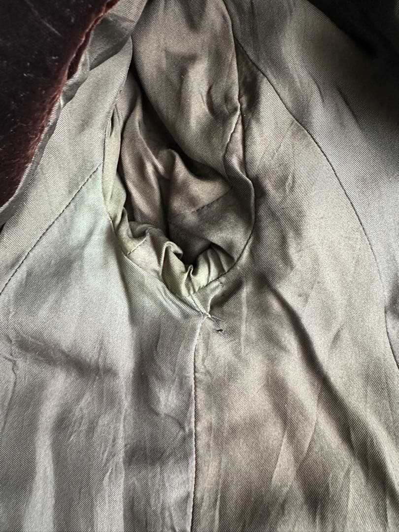 YSL rive gauche フランス製 ベロアJK 36