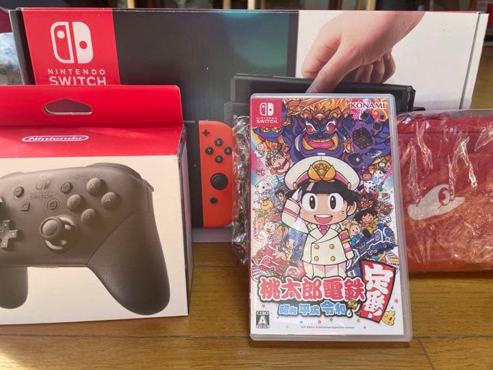 Nintendo Switch 本体　桃太郎電鉄　proコン付き