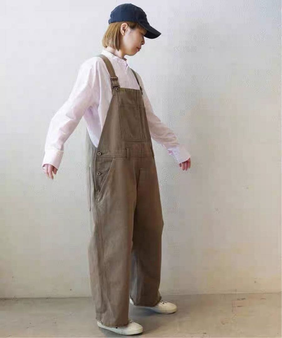 ジャーナルスタンダード　luxe ヴィンテージヘリンボン　オーバーオール