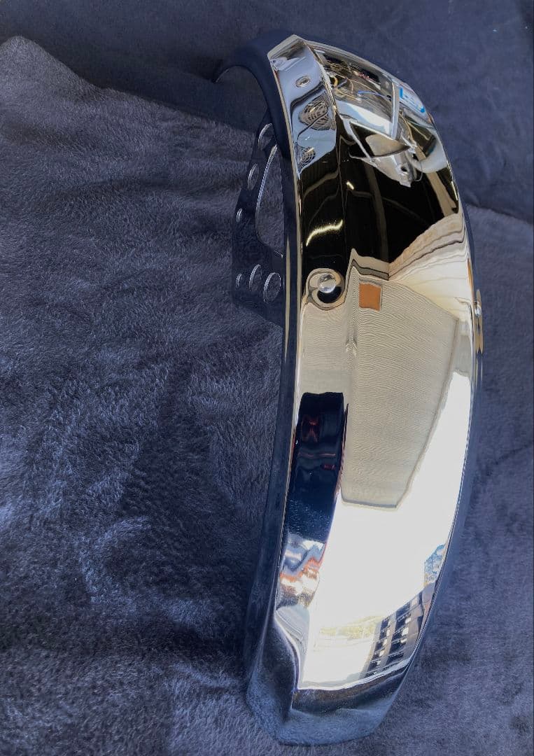 Z400FX/Z500FX/Z550FX メッキフロントフェンダー新品