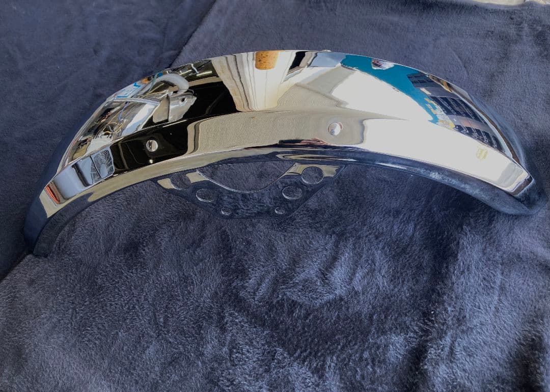 Z400FX/Z500FX/Z550FX メッキフロントフェンダー新品