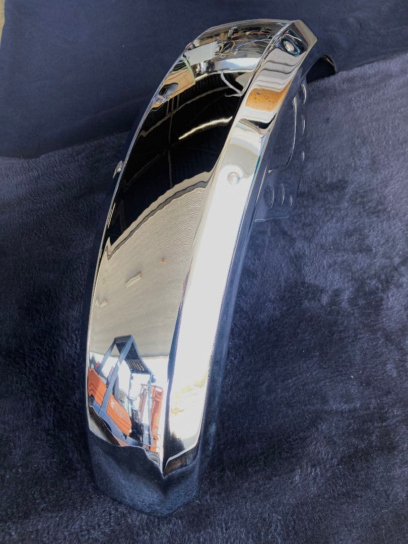 Z400FX/Z500FX/Z550FX メッキフロントフェンダー新品