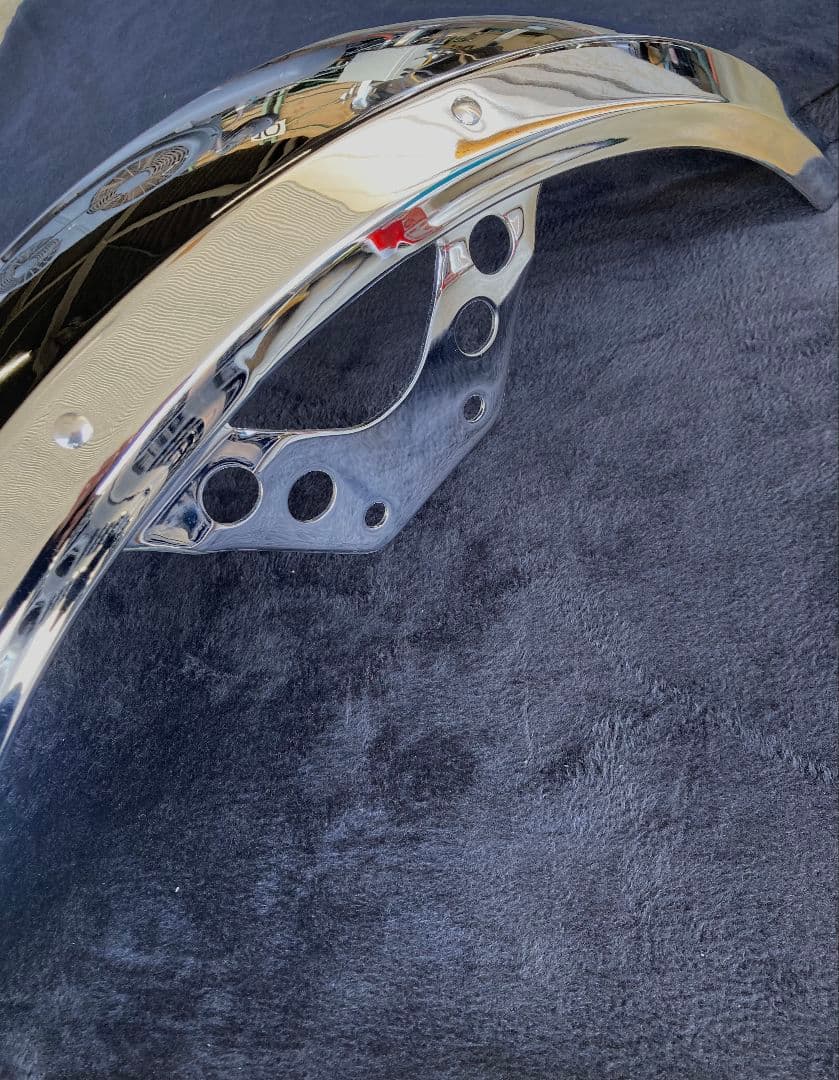 Z400FX/Z500FX/Z550FX メッキフロントフェンダー新品