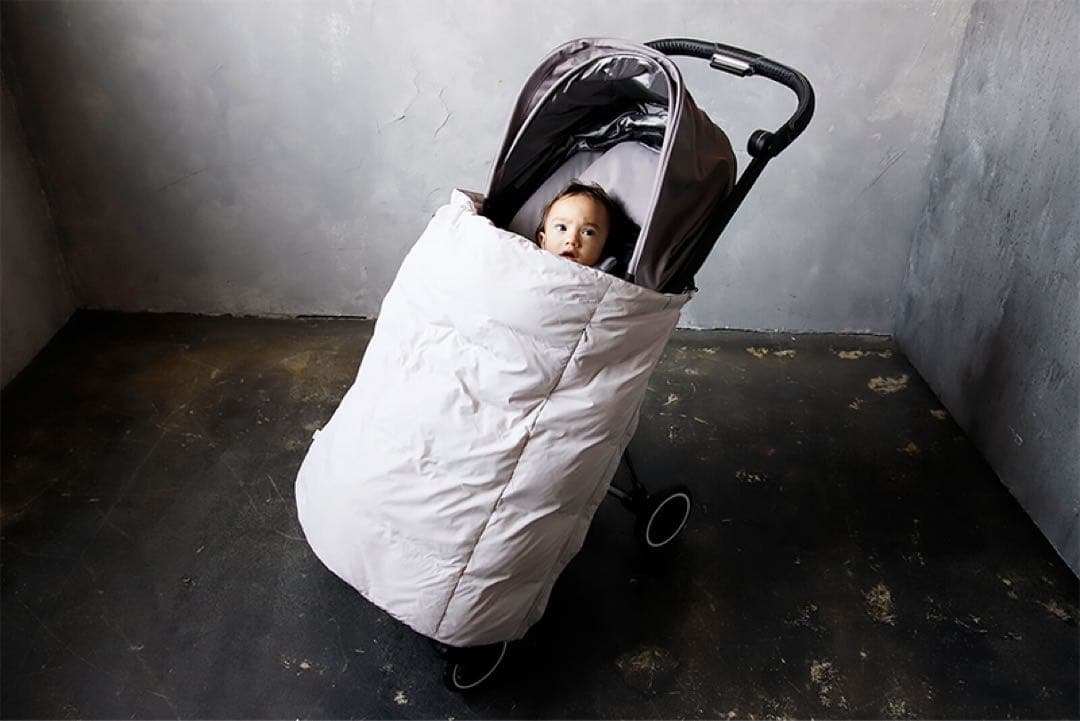 『新品未開封』3wayベビーカバー　blue gray