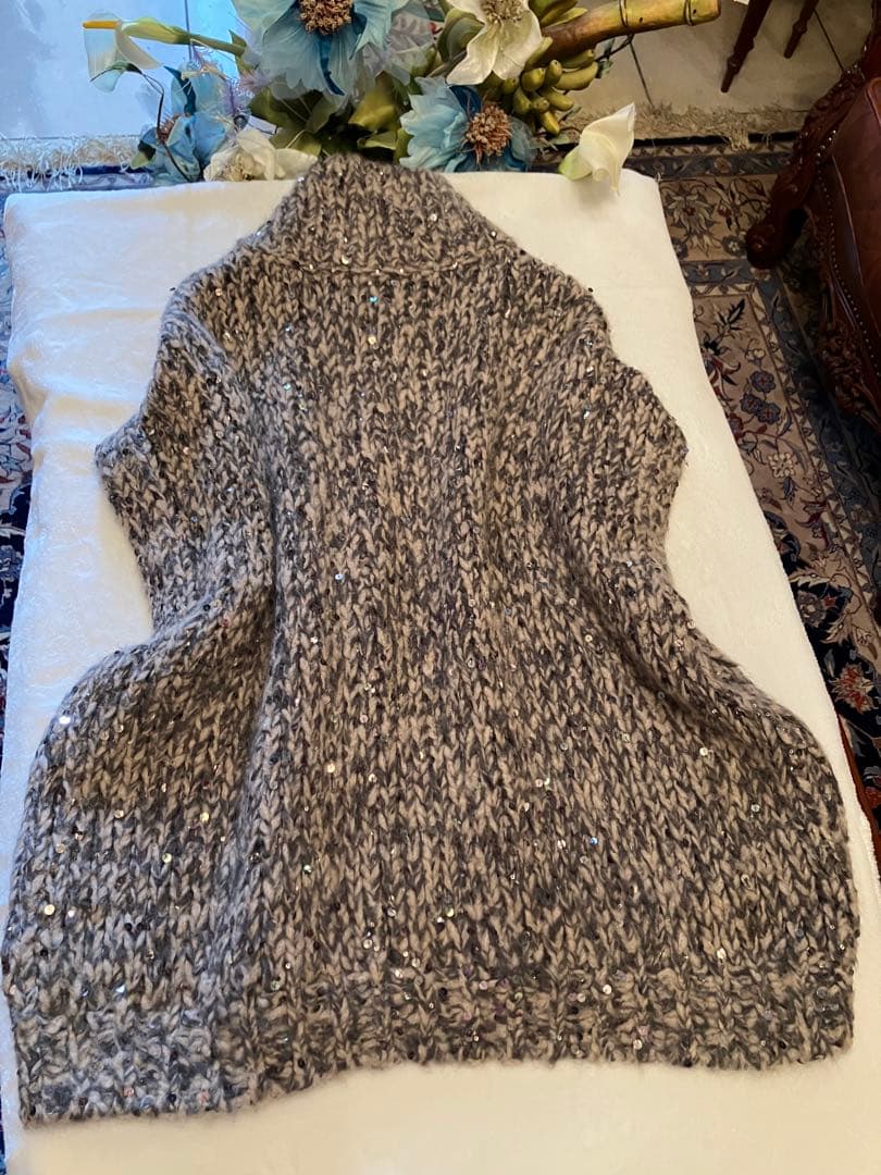 ブルネロクチネリ☆スパンコール・モニーレ☆ケープ、マント、ポンチョ