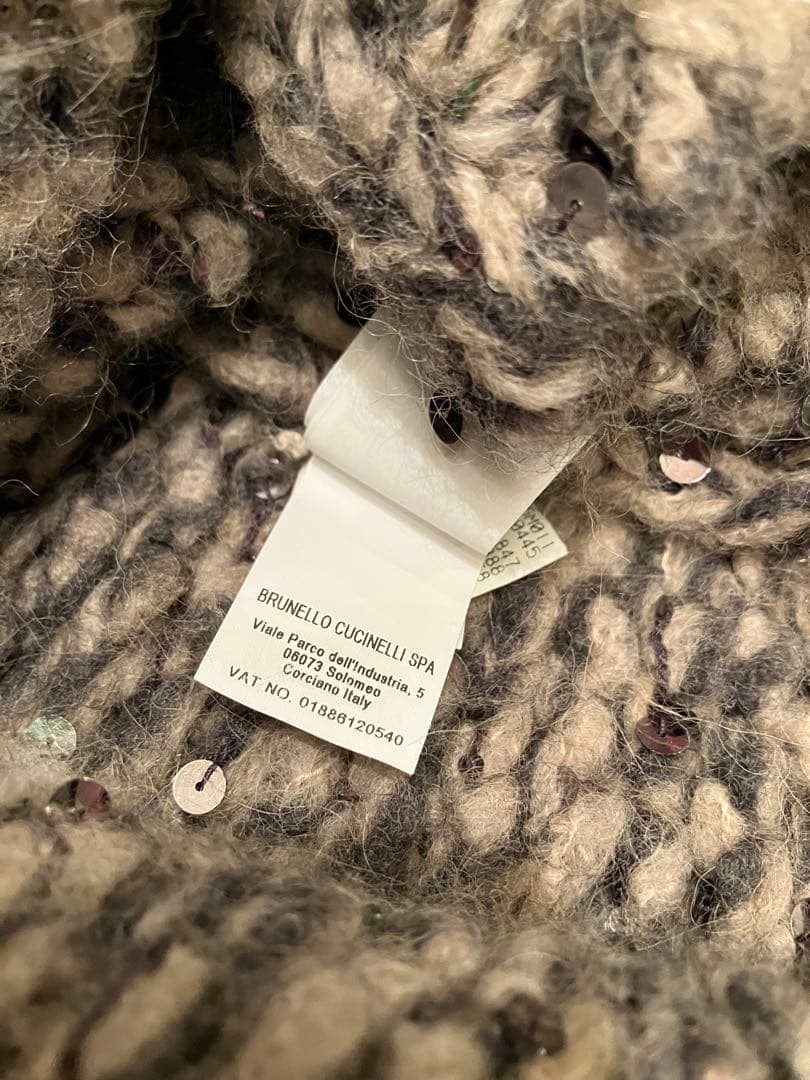 ブルネロクチネリ☆スパンコール・モニーレ☆ケープ、マント、ポンチョ