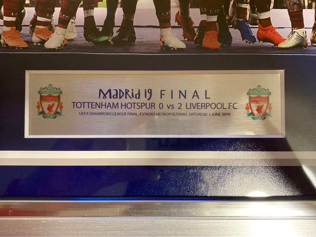 リバプール UEFAチャンピオンズリーグ優勝記念　フォトフレーム