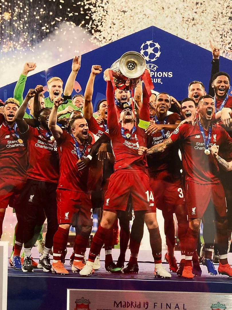 リバプール UEFAチャンピオンズリーグ優勝記念　フォトフレーム