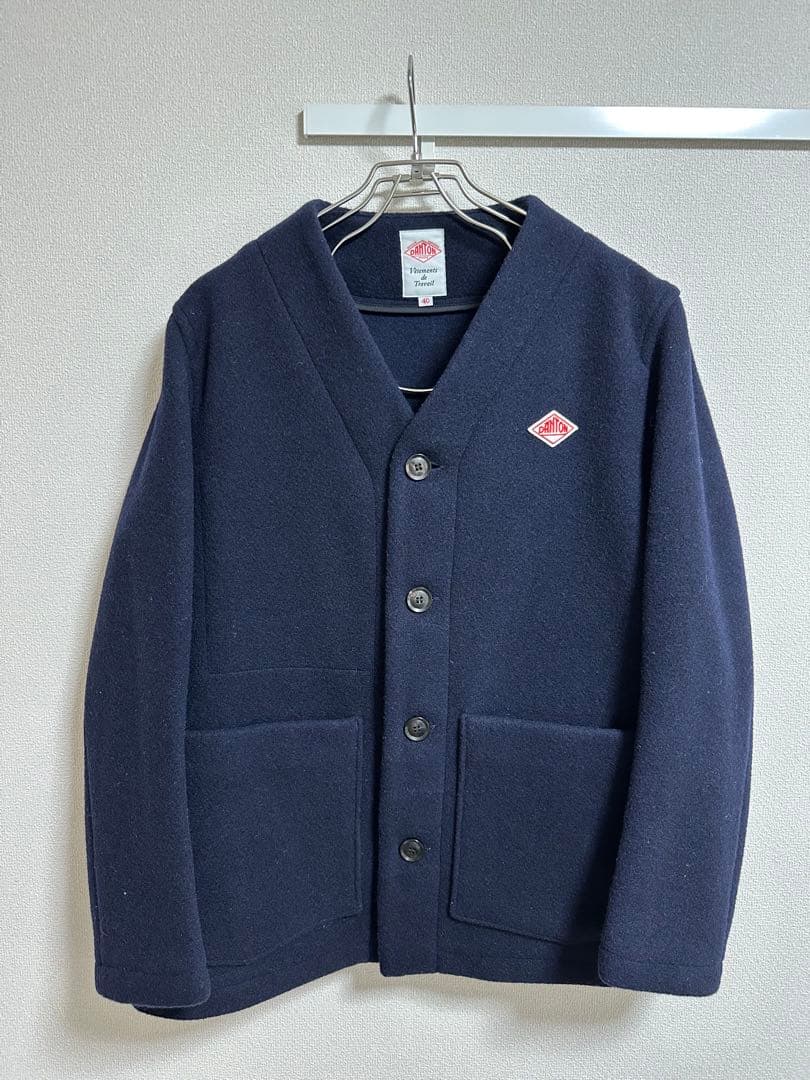 DANTON ウールモッサVネックジャケット