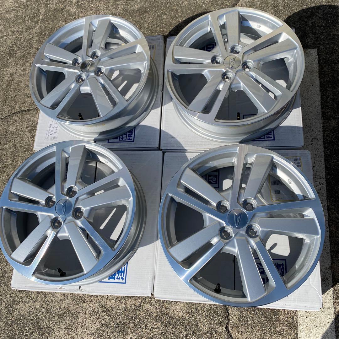 ◇新車外しコペン純正16インチアルミホイール4本　４.5J +45 4/100