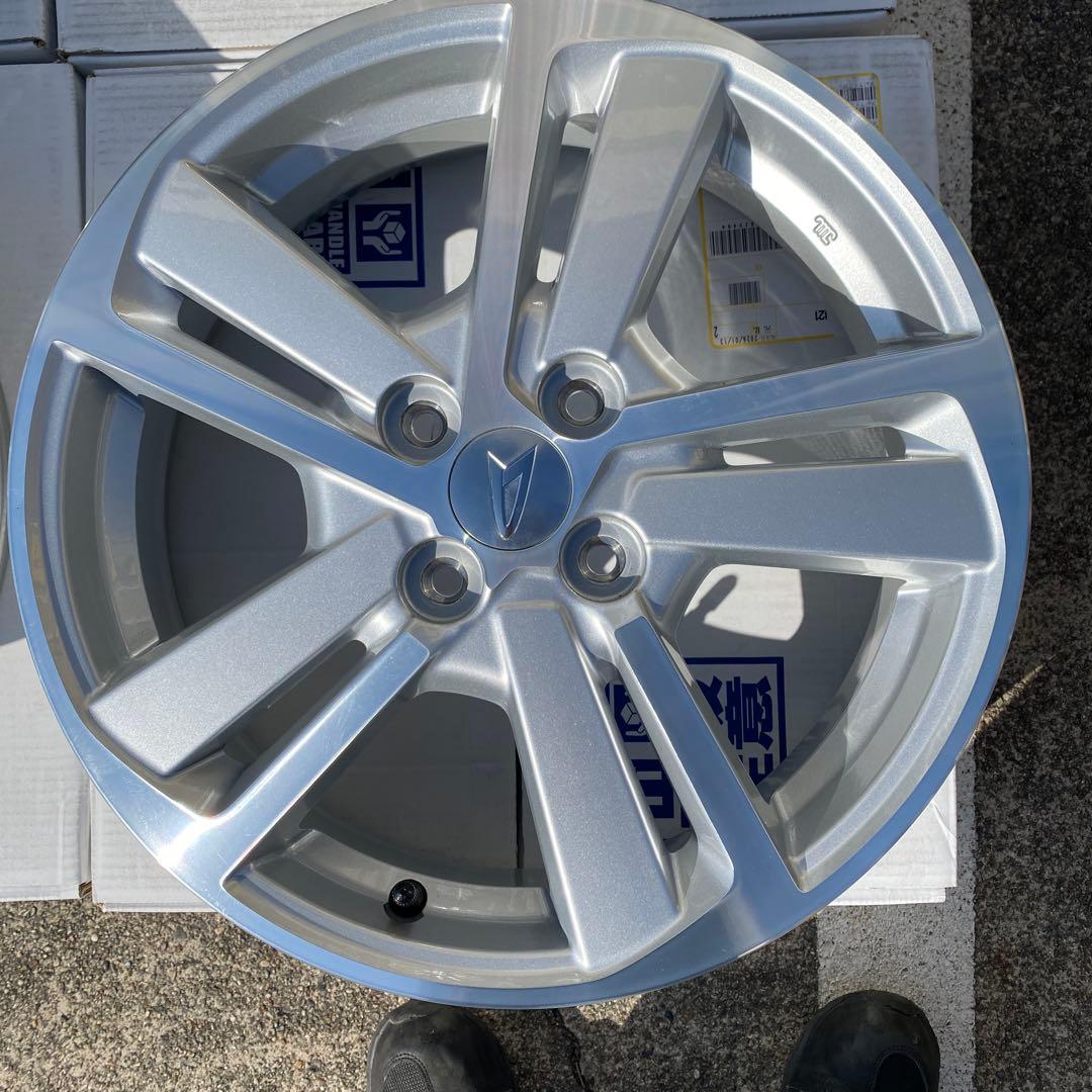 ◇新車外しコペン純正16インチアルミホイール4本　４.5J +45 4/100