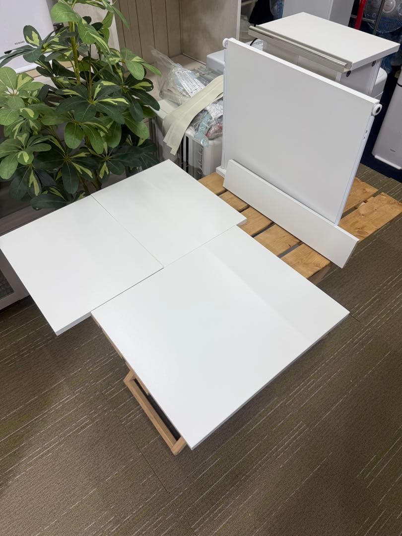 【洗浄消毒作業済】【美品】ニトリ　レンジ台　レンジボード　食器棚