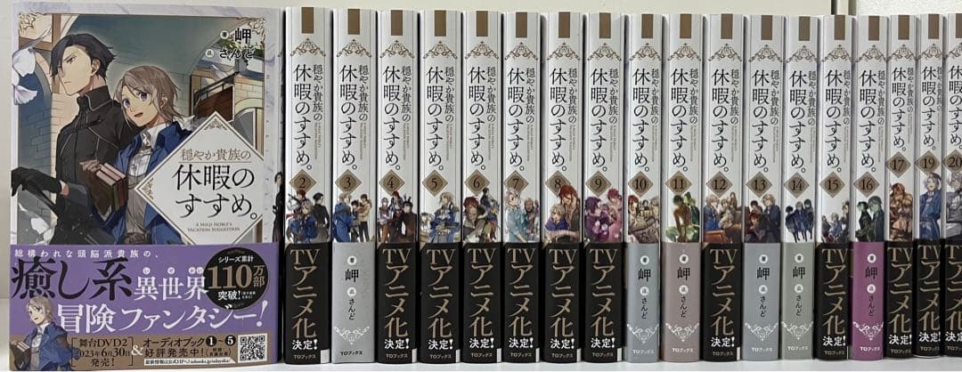 穏やか貴族の休暇のすすめ。 1〜20巻　美品