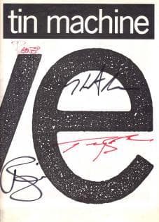 David Bowie & Tin Machine 1989 ツアーパンフレット