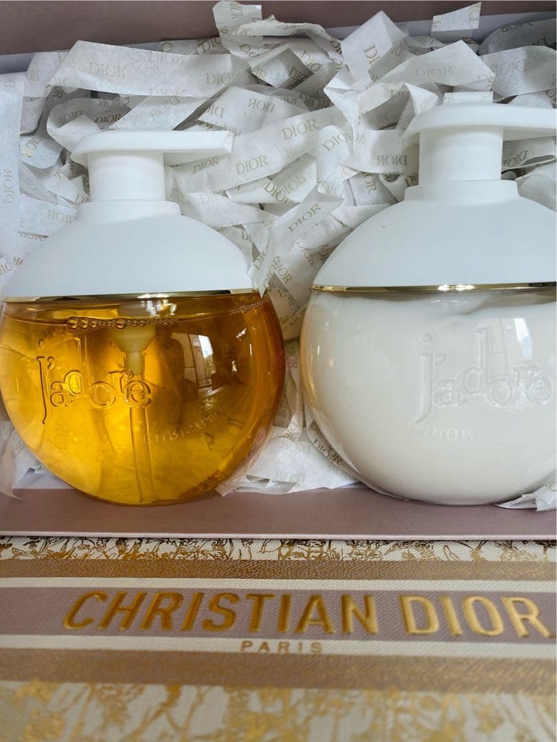 新品Diorジャドール①ボディミルク ②シャワージェル　プレステージおまけ付
