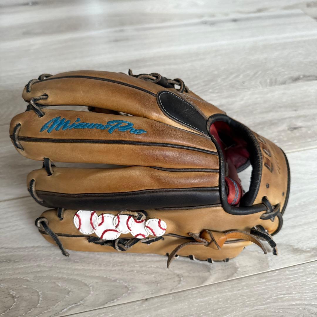 ミズノ軟式　ダイバーシティブルー限定　オーダー羽賀ジャパン　haga japan