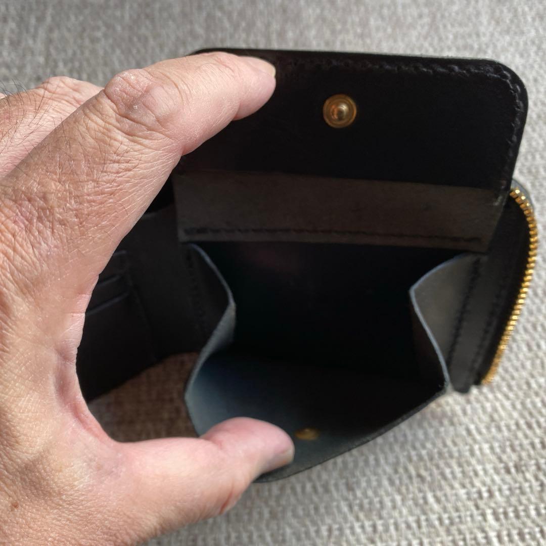 【HERZ】Organ ラウンドファスナー二つ折り財布 GS-48