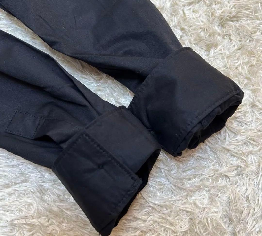 マックスマーラ　ブラック シャツワンピース 長袖 ベルト付き