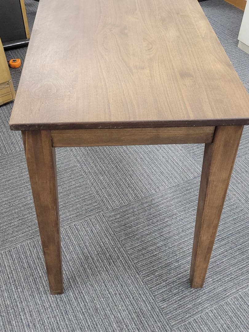 ichiyamaopex 木製 引き出し付きデスク ナチュラルブラウン