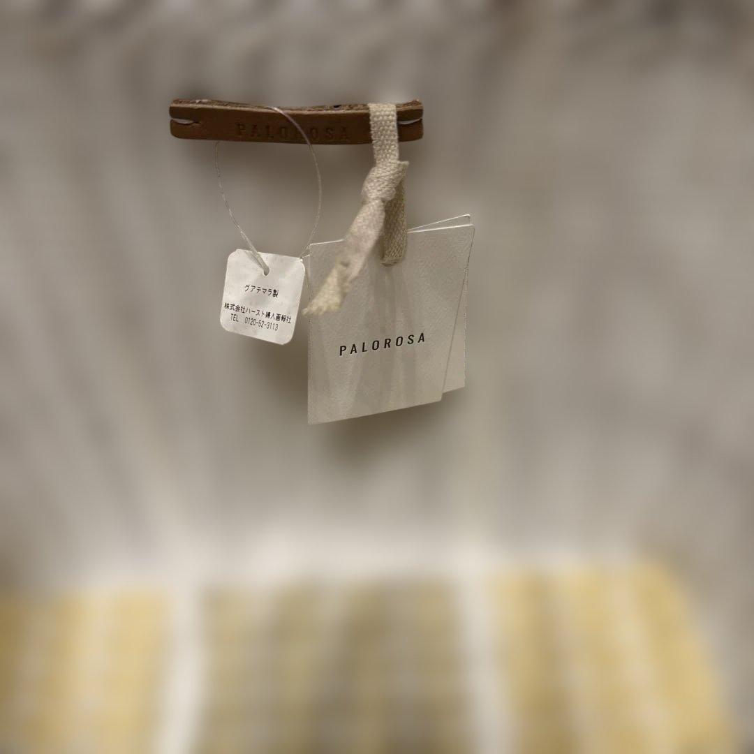 専用☆新品　PALOROSA ホワイト かごバッグ☆ホワイト