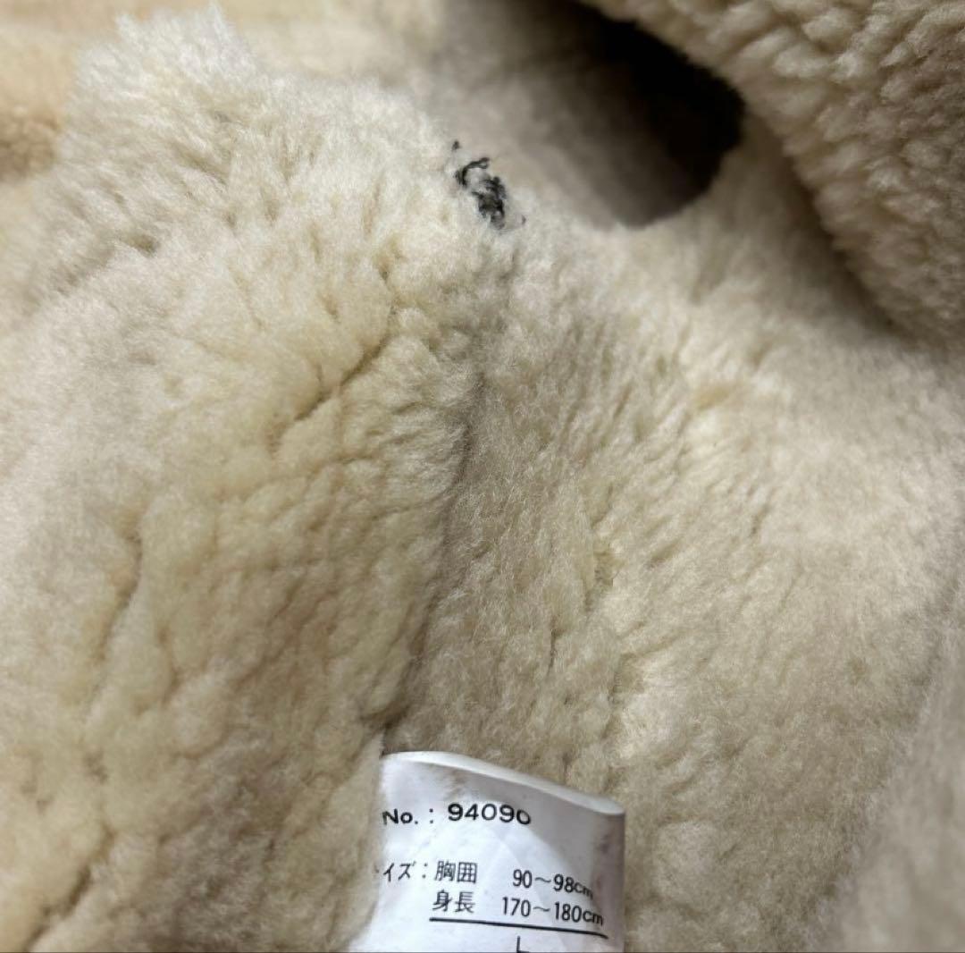 @*様 AIR FORCE ムートンジャケット　40 B-3 ダークブラウン