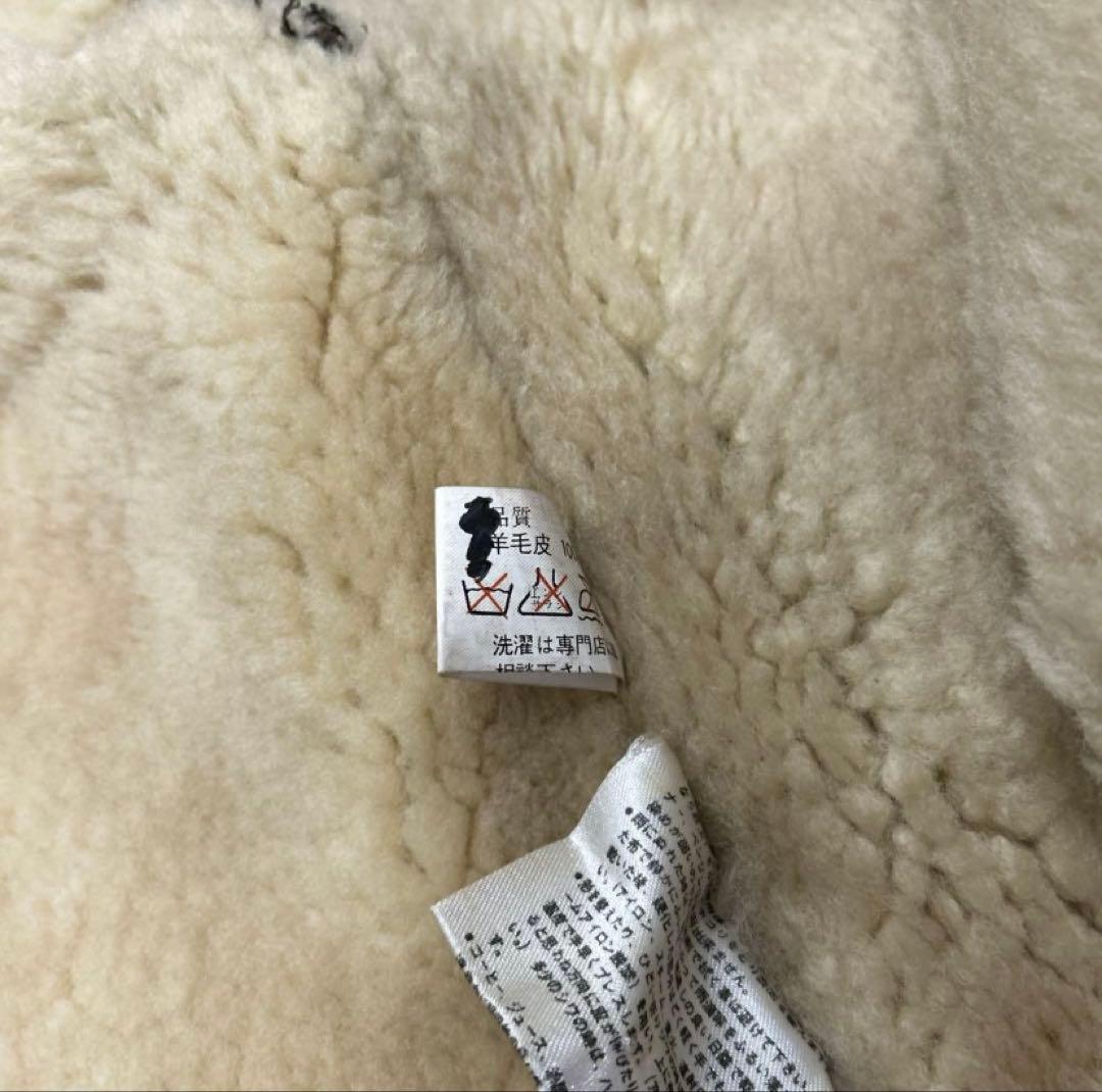 @*様 AIR FORCE ムートンジャケット　40 B-3 ダークブラウン