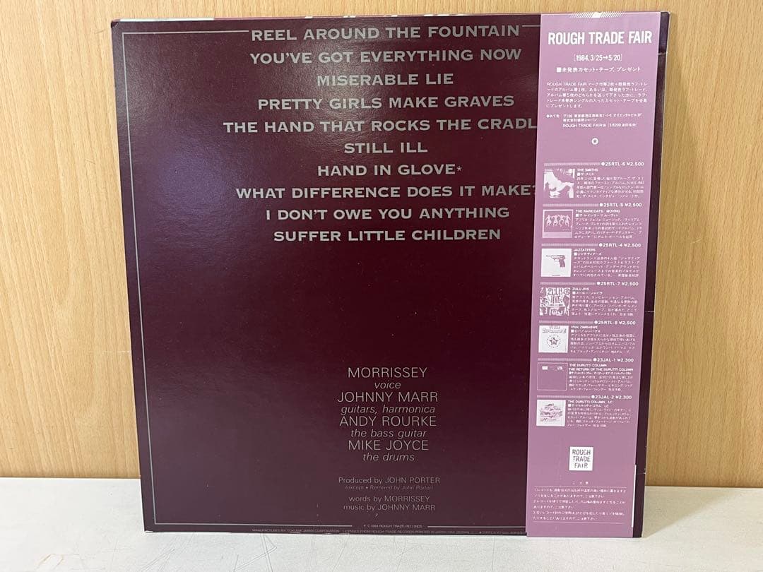 ち*ぃ様 G829稀少1984年当時物 ザ・スミス The Smiths 日本盤