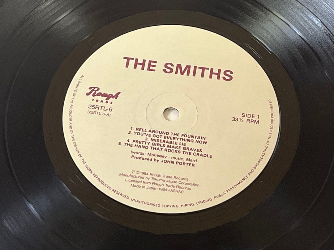 ち*ぃ様 G829稀少1984年当時物 ザ・スミス The Smiths 日本盤