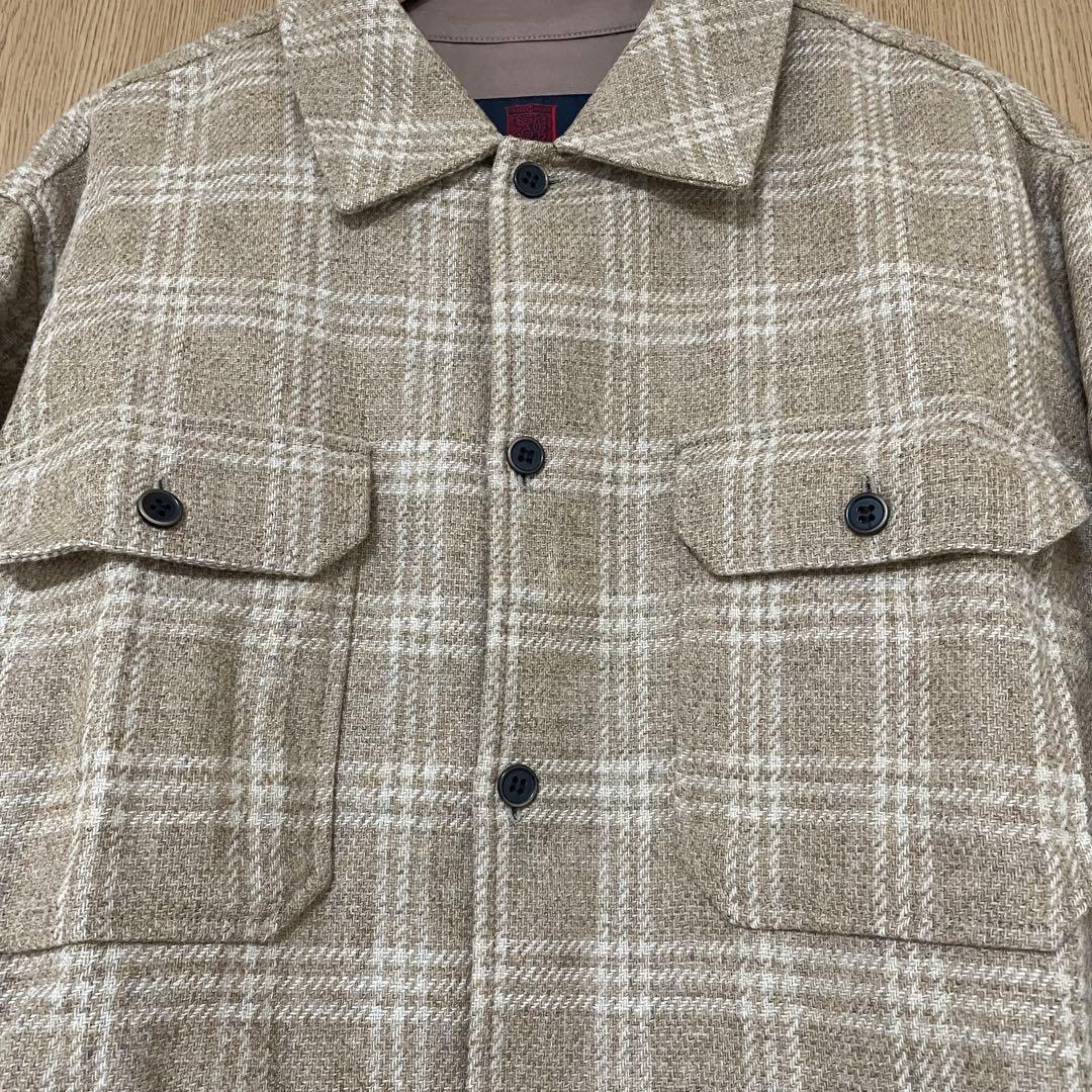 INVERTERE 英国製 インバーティア シャツジャケット ブルゾン