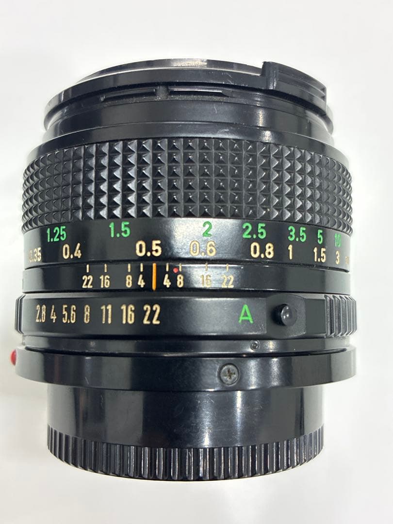 Canon FD 35mm F2.8 単焦点レンズ FDマウント 前後キャップ付