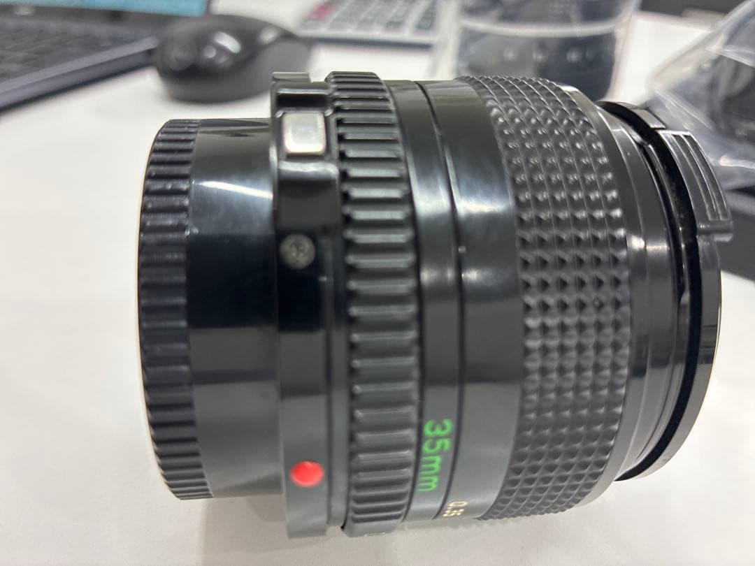 Canon FD 35mm F2.8 単焦点レンズ FDマウント 前後キャップ付