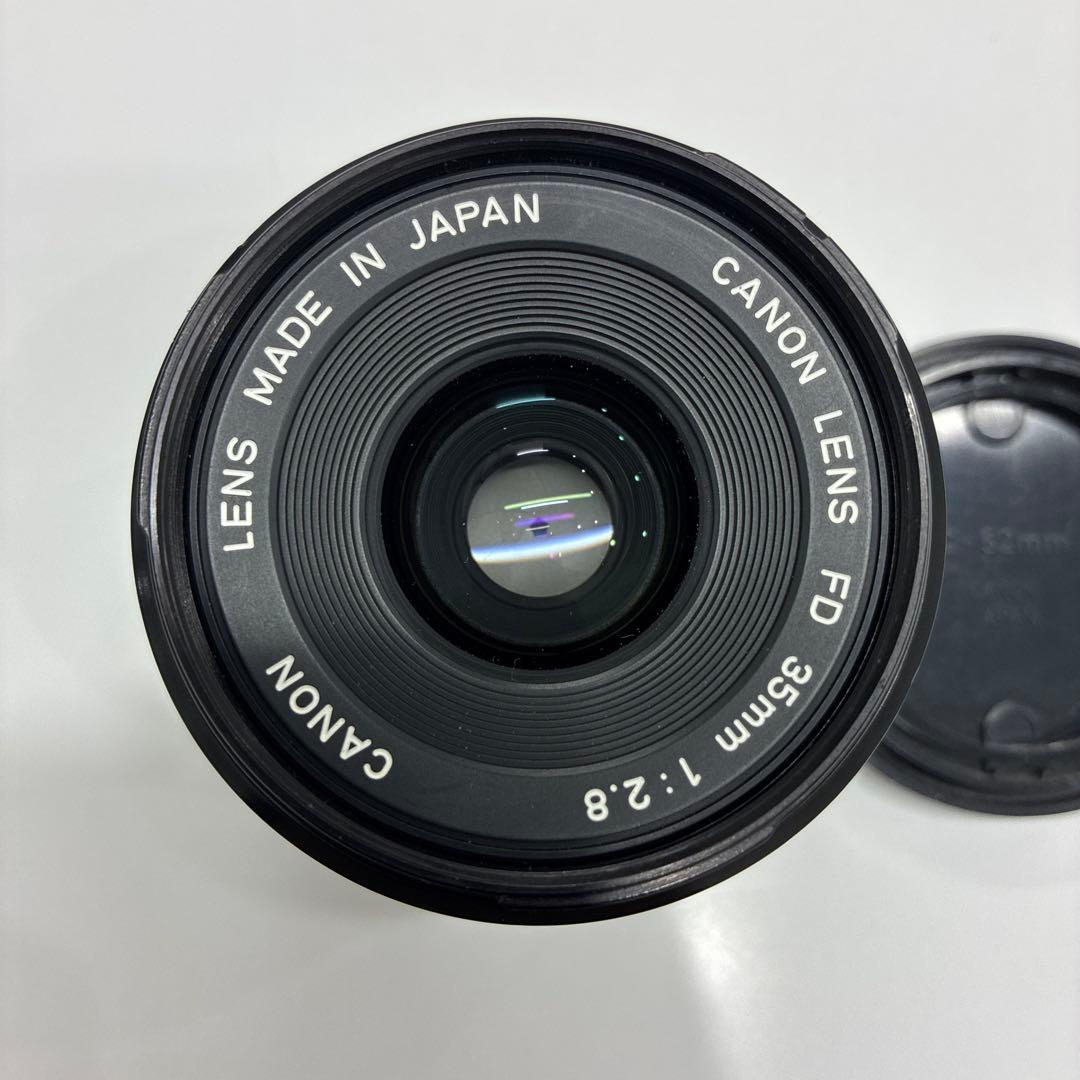 Canon FD 35mm F2.8 単焦点レンズ FDマウント 前後キャップ付