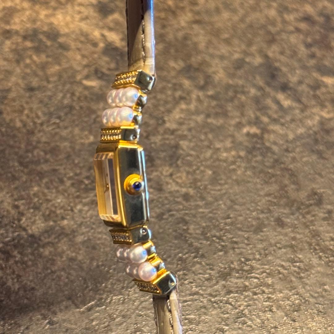 専用MIKIMOTO ミキモト ダイヤモンド腕時計 変えベルト2本付