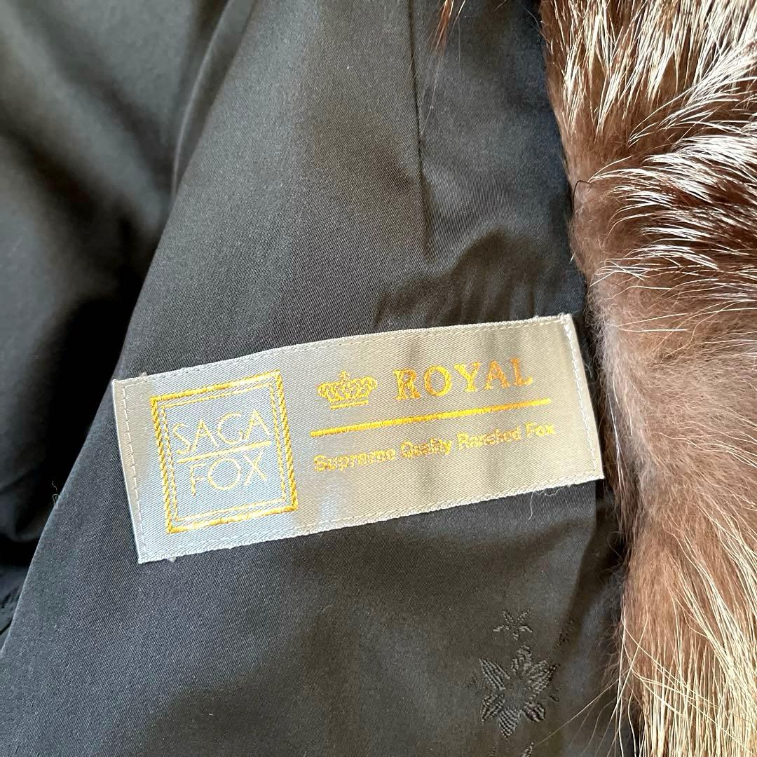 【極美品】金サガ SAGA FURSフォックス ファーコート ゴージャス