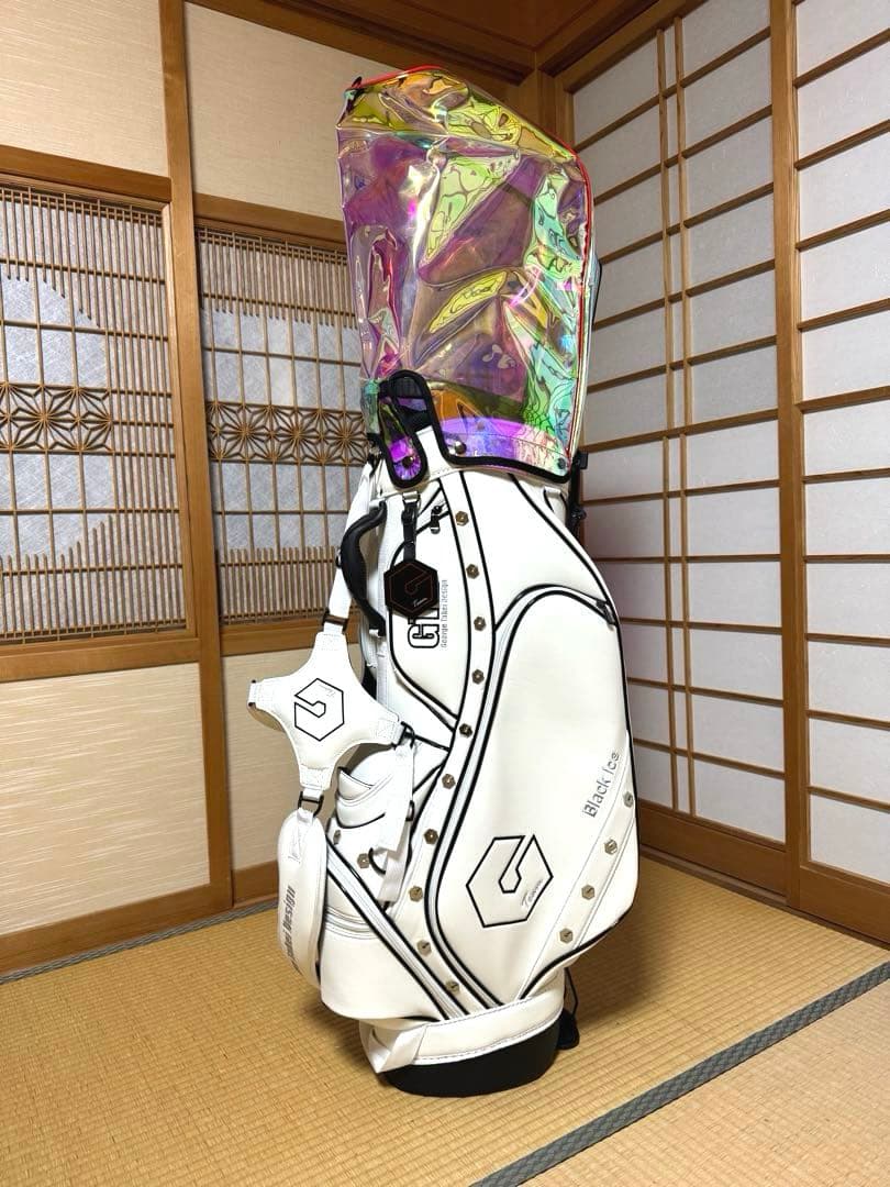 【新品・未使用】GTD ゴルフバッグ・キャディバッグ ホワイト