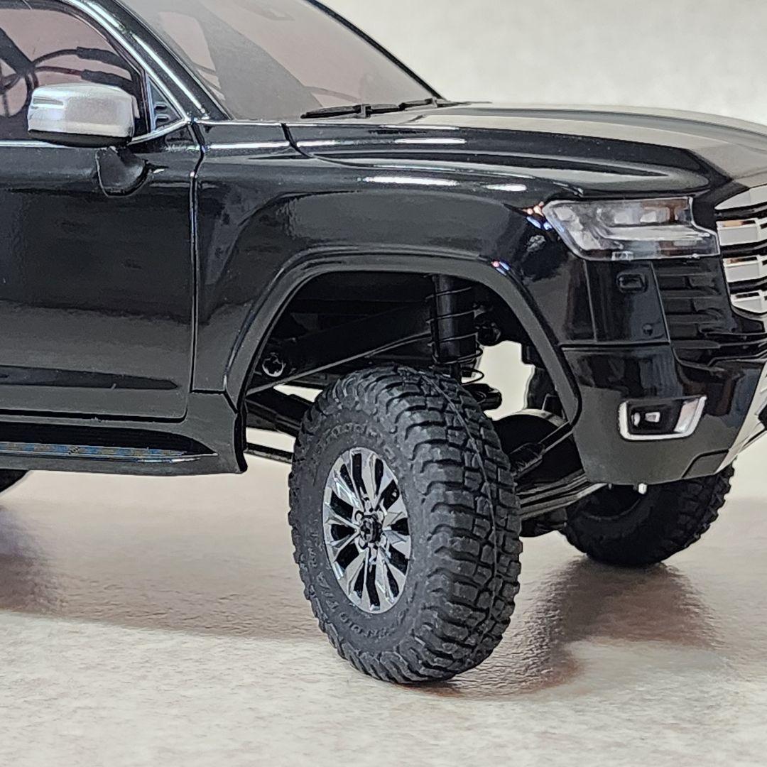 ミニッツ4x4 ランドクルーザー300 ブラック LED付き レディセット