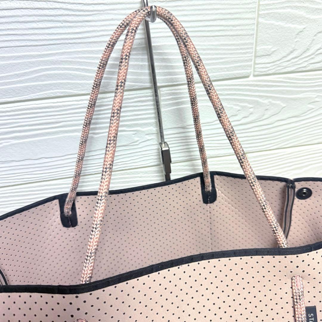 極美品✨ STATE OF ESCAPE トートバッグ ブラッシュ　　ピンク 大