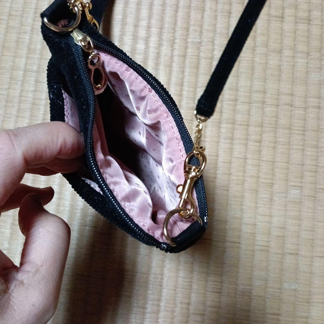 FEILER 黒 ショルダーバッグ キルティング