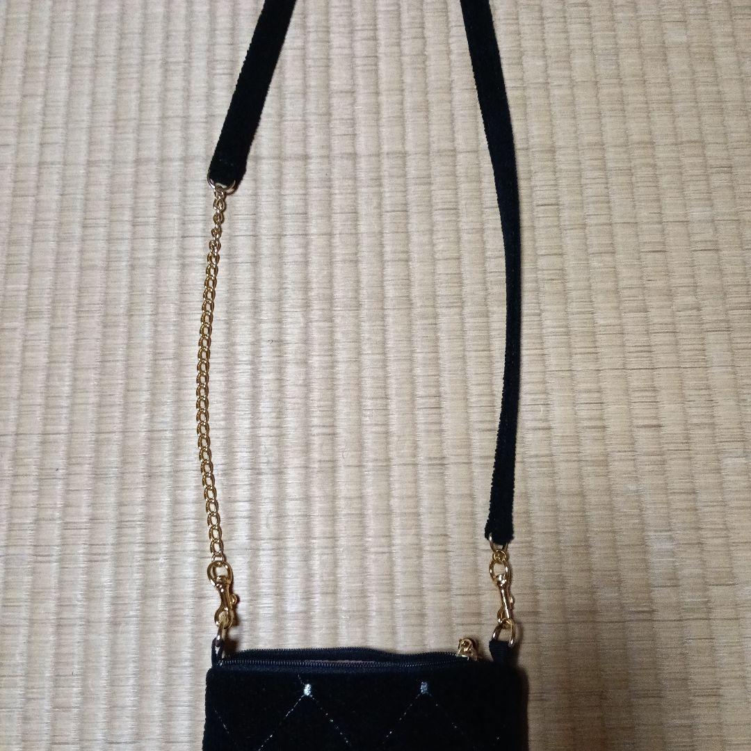 FEILER 黒 ショルダーバッグ キルティング