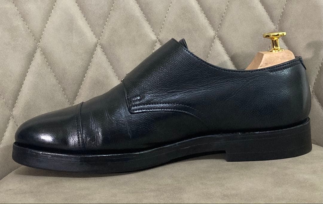 景*村様 JOHN LOBB ジョンロブ　ダブルモンク 黒　25cm相当