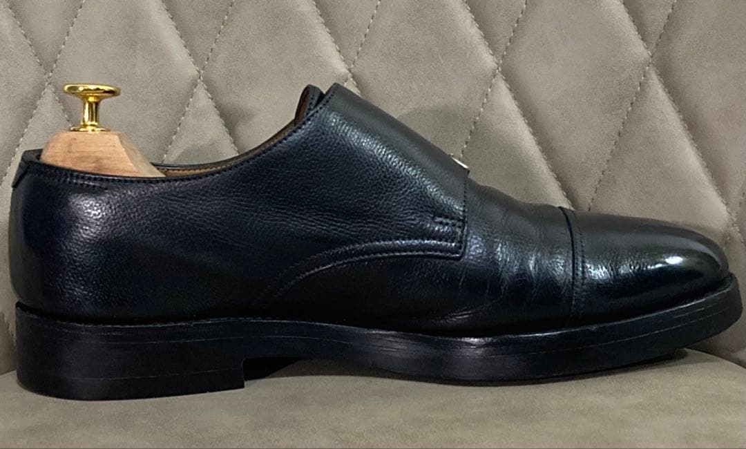 景*村様 JOHN LOBB ジョンロブ　ダブルモンク 黒　25cm相当