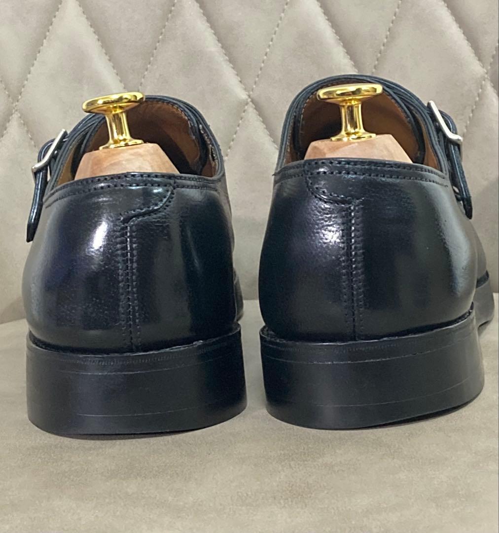 景*村様 JOHN LOBB ジョンロブ　ダブルモンク 黒　25cm相当