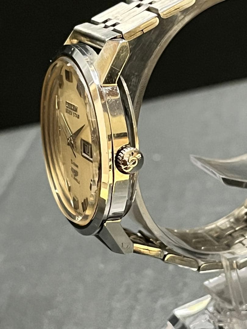 ★美品！シチズン セブンスター 3015-Y自動巻 メンズ腕時計稼働デイデイト