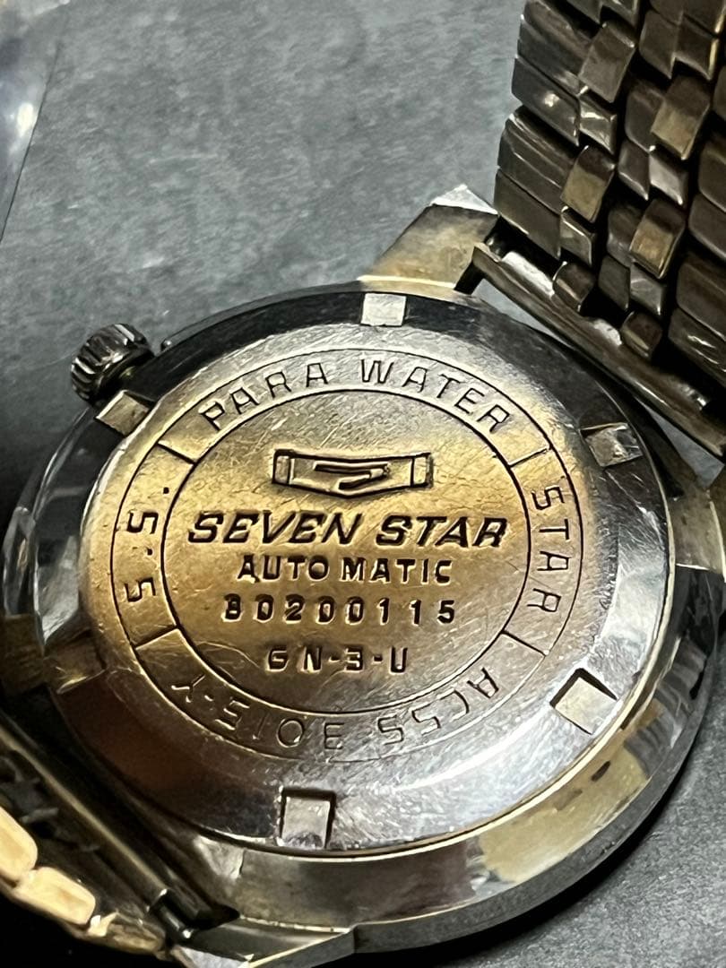 ★美品！シチズン セブンスター 3015-Y自動巻 メンズ腕時計稼働デイデイト