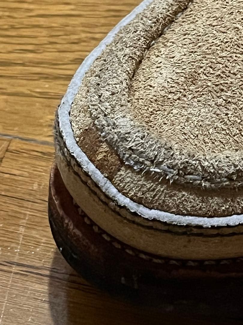 Russell Moccasin ベージュ チャッカ 7E ビブラム 箱付 替紐