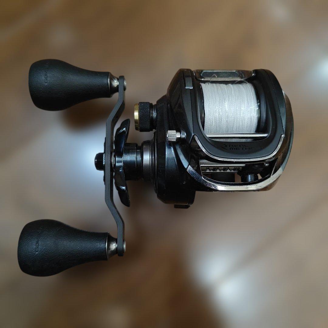 ビッグベイト対応 大型 ベイトリール カスタム ハンドル 交換