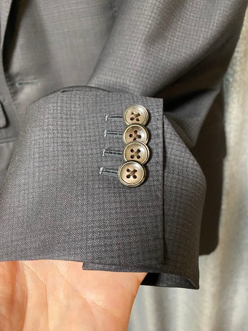 定価22万円【極美品】エルメネジルドゼニア AMFフルステッチ シングルブレスト