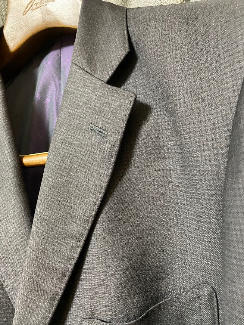 定価22万円【極美品】エルメネジルドゼニア AMFフルステッチ シングルブレスト