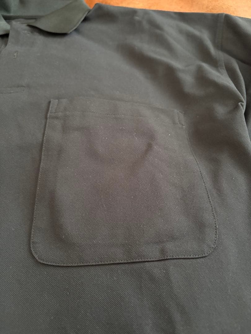 お値下げ‼️ダイワピア39 黒 長袖ポロシャツ ビックポケット付き