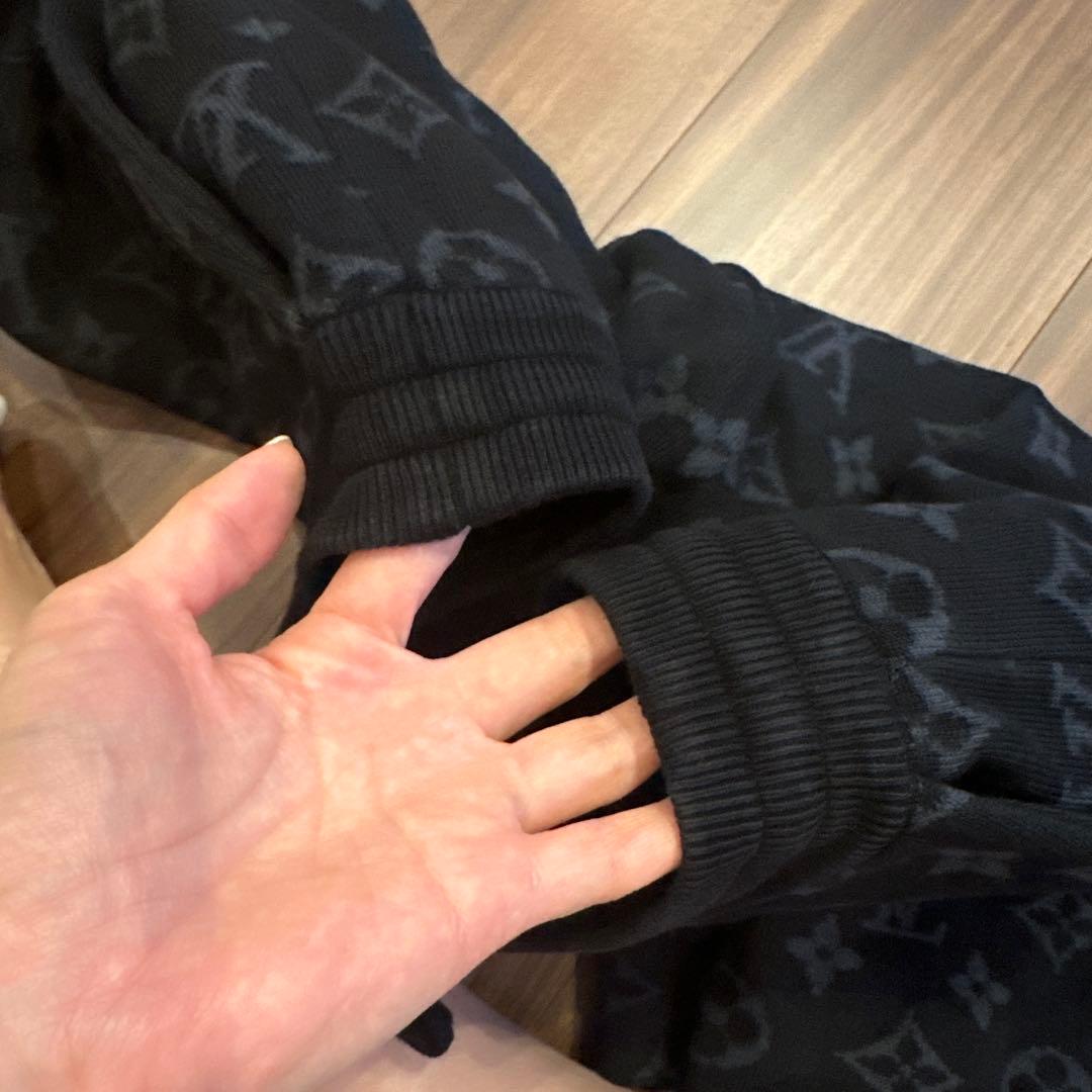 LOUIS VUITTON ロゴコットンニットハーフパンツ　Sサイズ